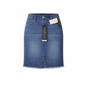 Liverpool Los Angeles Gia Glider Denim Skirt 14/32 Rosemount Pull On Stretch